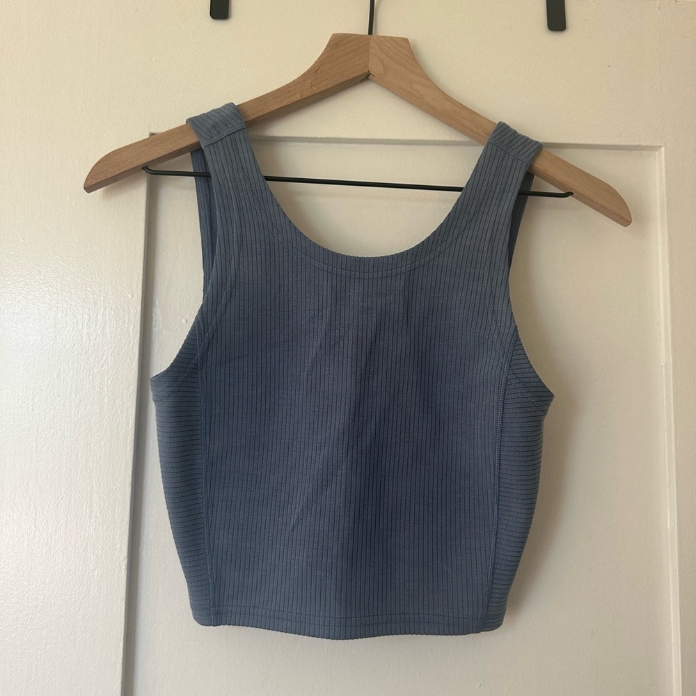 lululemon athletica blue Ribbed Tank Top